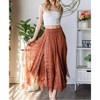 Women's Chiffon Silk Skirt - Oli & Hali - 2 of 4