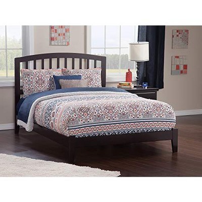AFI Furnishings Richmond Full Traditional Bed with Open Footboard and Turbo Charger in Espresso