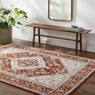Hauteloom Jeong Rust Area Rug