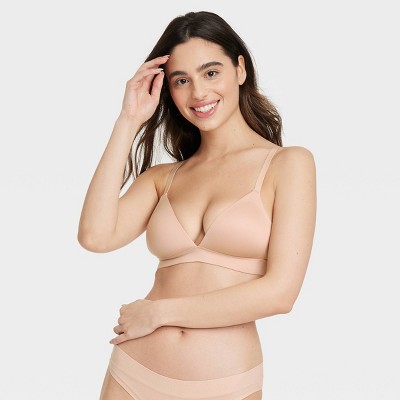 Women's Everyday Lightly Lined Demi T-shirt Bra - Auden™ Soft Beige 36a :  Target