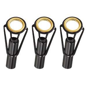 Unique Bargains Stainless Steel Ring Guide Fishing Rod Tip Repair Kits 3 Pcs - 1 of 4