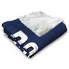 NBA Indiana Pacers 2025 Champs Net Gain Silk Touch Faux Shearling Throw Blanket - 4 of 4