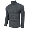 BLUEMING Men's Turtle Neck Sweater Tops Knitted Rib Textured Mens Basic Tops Lightweight Thermal Base Layer - 4 of 4