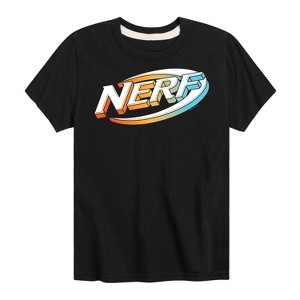 Boys' - NERF - 3D Rainbow Logo Short Sleeve Graphic T-Shirt - 1 of 4
