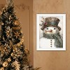 Old World Frosty The Snowman Wall Art for Living Room,Holiday Wall Art Print for Home Decor,Bedroom Wall Art by Jo Moulton - 3 of 4
