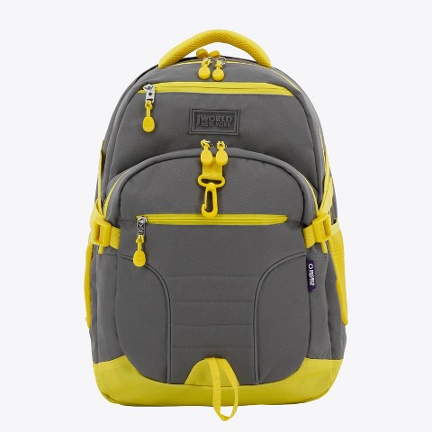 JWorld Atom 18.5" Laptop Backpack - Gray