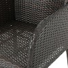 Sapphtopaz Patio Dining Chairs Wicker Patio Chairs with Back for Patio, Outside, Living Room - 3 of 4