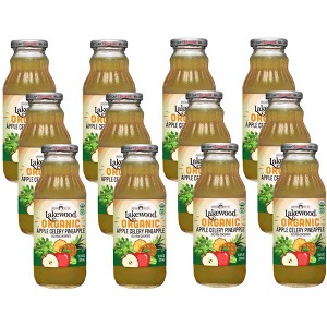Lakewood Apple Celery Pineapple Juice - Case of 12/12.5 oz - 1 of 2
