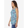 Woman Within Perfect Printed Scoopneck Tank - 4 of 4