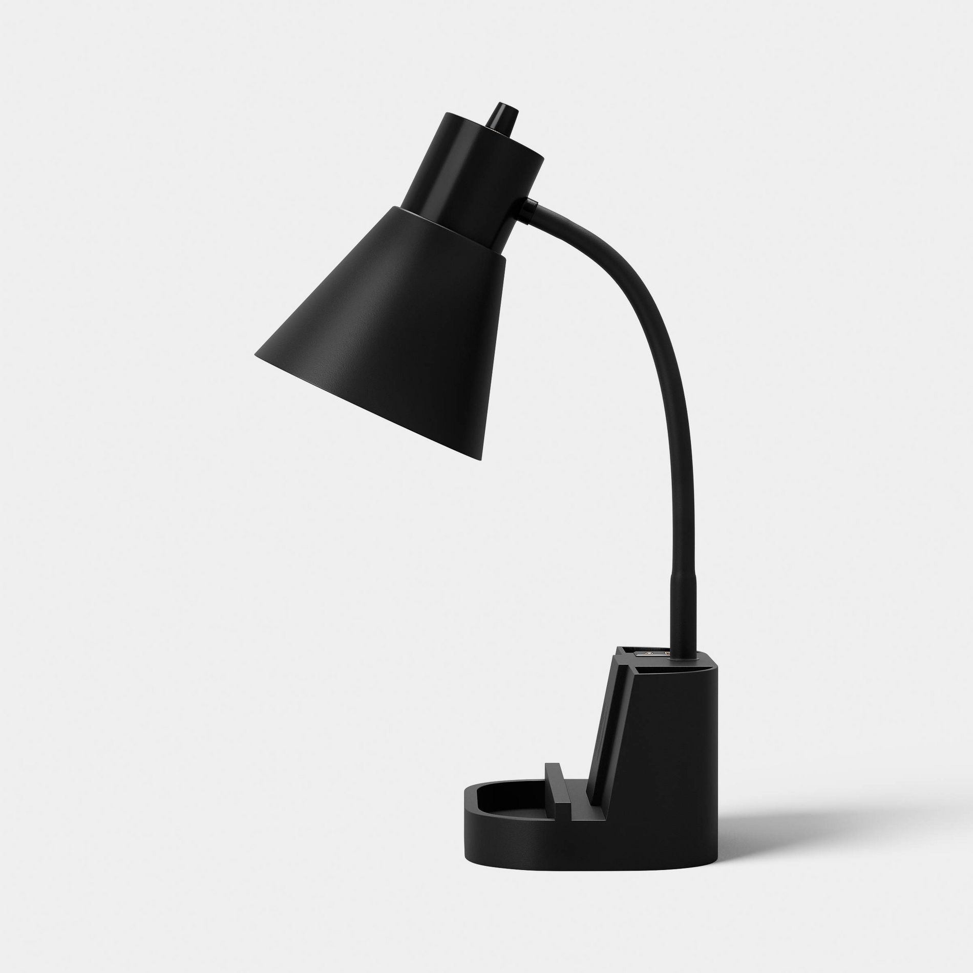 Task Lamp with Charging Black - Room Essentials™