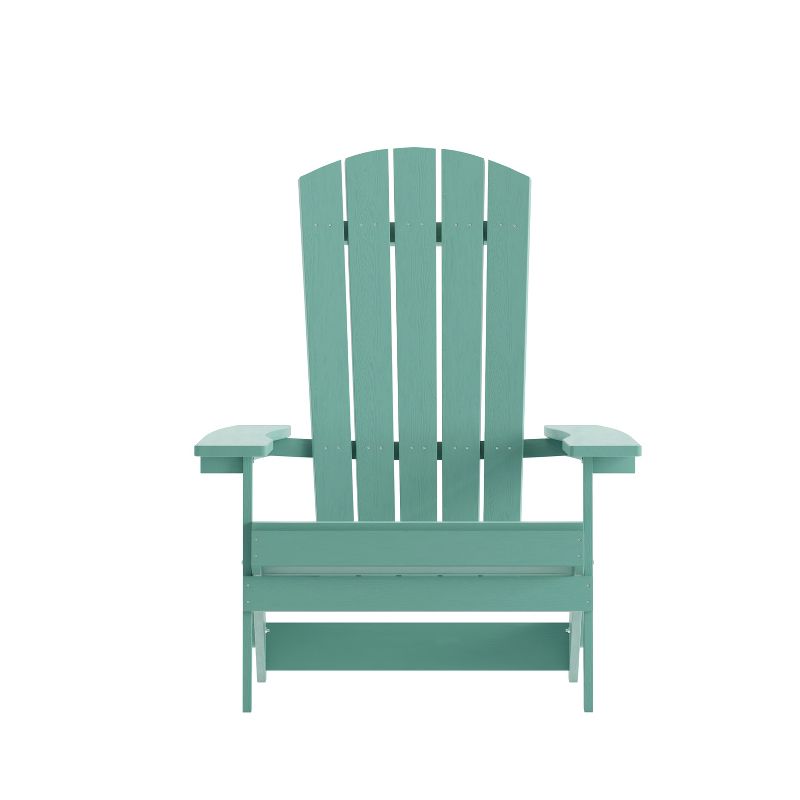 Flash Furniture Charlestown All-Weather Poly Resin Indoor/Outdoor Folding Adirondack Chair, 4 of 14
