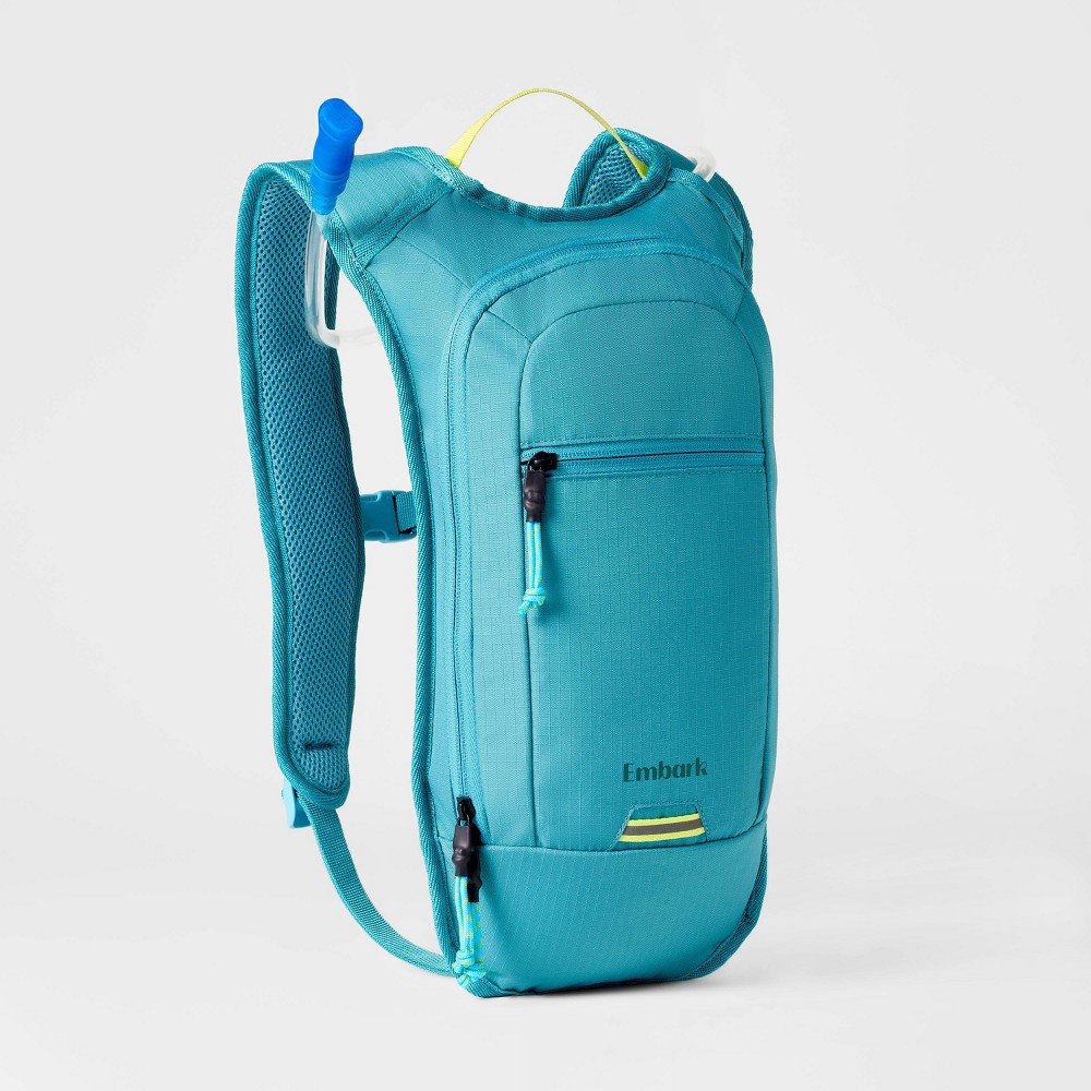 Photos - Travel Accessory 4L Hydration Pack Blue - Embark™ straw
