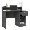 NicBex Home Office Desk 40.2" W Modern Writing Desk with 2 Open Shelves, 1 Storage Drawer and Wooden Frame for Office, Study, Living Room - 2 of 4