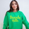 Simply Sage Market Women's Graphic Sweatshirt Beverly Hills Cursive - 2 of 4