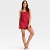 Women's Variegated Rib Tank and Shorts Pajama Set - Auden™ - 3 of 3
