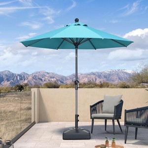 PURPLE LEAF Patio Umbrella Outdoor Table Umbrella Aluminum Frame Market Umbrella Sun Umbrella with 8 Sturdy Ribs - 1 of 1