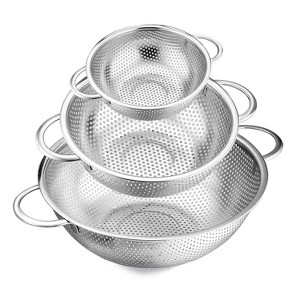 Home Collection Stainless Steel Colander Set of 3 : Target
