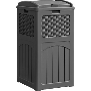 LACOO Outdoor  Resin Hideaway Trash Can - 1 of 4