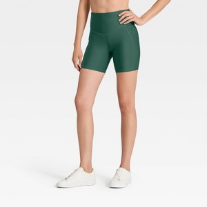 Women's Effortless Support Bike Shorts 6" - All In Motion™ - 1 of 4