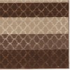 HomeStock EvolutionTrellisStripesBeige&Brown 5x7.6, Transitional, Power Loomed Rug - 3 of 4