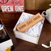 Pavilion Gift Company - Best Dad Ever - 2" x 7" Wooden Bottle Opener - Bottle Openers - 3 of 4