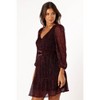 Petal and Pup Womens Glimmer Long Sleeve Mini Dress - 3 of 4