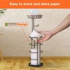 Tissue Paper Roll Stand, Bathroom Toilet Paper Storage Holder, Floor Standing Toilet Paper Dispenser - 4 of 4