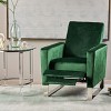 GDFStudio Pendry Modern Upholstered Pushback Recliner with Stainless Steel Legs - 2 of 4