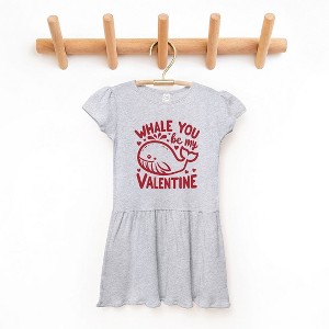 The Juniper Shop Valentines Whale Toddler Graphic Dress - 1 of 3