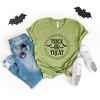 Simply Sage Market Women's Trick Or Treat Circle Short Sleeve Graphic Tee - 3 of 4