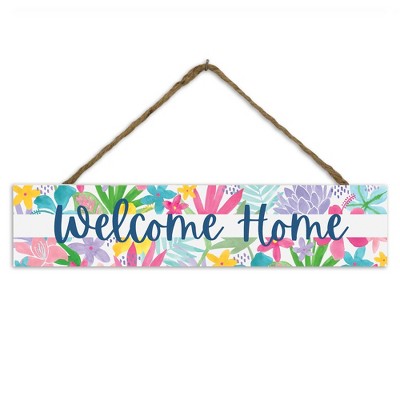 Creative Products Welcome Home Tropical 17 x 3.5 Outdoor/Indoor Hanging Sign