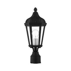 Livex Lighting Morgan 1 - Light Post Light in  Textured Black - 1 of 3