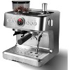 Espresso Machine with Grinder, 20 Bar Professional Coffee Maker, 15 Grind Settings & Steam Wand for Cappuccino/Latte, 2.8L Water Tank - 2 of 4