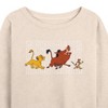 Women's - Disney - Hakuna Matata Outlined Words Lightweight French Terry Slouchy - 2 of 4