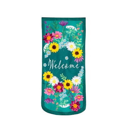 Evergreen Garden Flag Wildflowers Welcome Estate Double Sided Indoor Outdoor Decor 18" x 12.5"