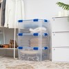 Iris Usa 60 Quart Weatherpro Plastic Storage Box With Durable Lid And ...