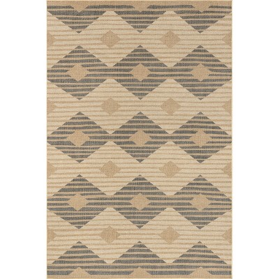 Nuloom Nautical Striped Easy-Jute Machine Washable Indoor Area Rug
