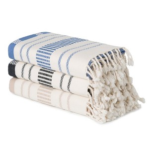 Olive and Linen Paros Turkish Towel - 1 of 4