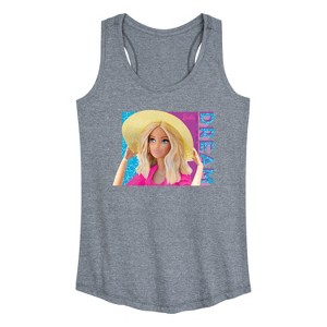 Women's - Barbie - Dreaming of Summer Graphic Racerback Tank - 1 of 4