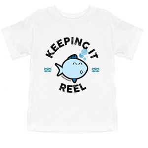The Juniper Shop SmileyWorld Keeping It Reel Fish Toddler Short Sleeve Tee - 1 of 4