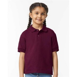 EG PRO Girls Polo Shirts Youth Classic Tees Everyday Wear Uniform - 1 of 4