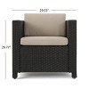 Christopher Knight Home Puerta 10 Piece Outdoor Wicker Chat Set with Water-Resistant Cushions - 4 of 4