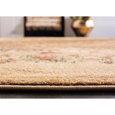 Lyndhurst Beige and Multi Paisley Square Area Rug
