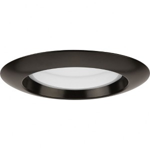Progress Lighting, Intrinsic, 1 Light, Adjustable Eyeball Recessed Trim, Antique Bronze, 5-CCT LED, No Shade - 1 of 1
