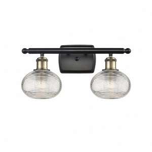 Ithaca - 2 Light Bath Vanity In Industrial Style-8 Inches Tall and 16 Inches Wide - 1 of 1