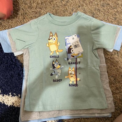 Bluey Bingo Toddler Boys 3 Pack Camisetas, Varios Chile