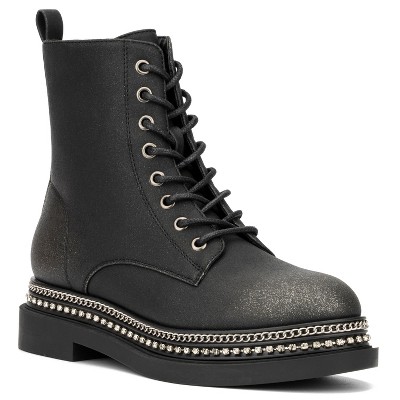 New York & Company Women's Kadence Bootie - 8, BLACK GLITTER