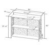 Indoor Bars with Storage Cabinet and Shelves - Black Bar Unit for Kitchen Storage Organization with Shelves - 3 of 4