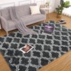 Modern Soft Fluffy Living Room Rugs, Plush Non Slip Non Shedding Throw Carpet for Nursery Bedroom Payroom - 2 of 4