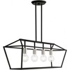 Livex Lighting Devone 4 - Light Chandelier in  Black/Brushed Nickel - 2 of 4